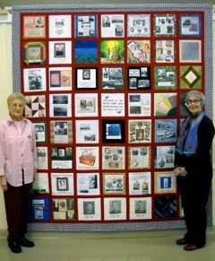 Carolyn with the Home Child Quilt